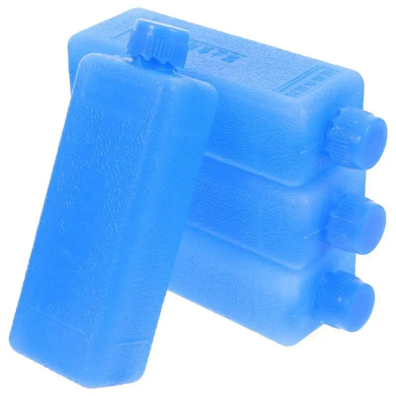 4pcs Ice Packs Reusable Gel Freezer Ice Blocks For Air Conditioner Fan Cooler Pack Water Injection Picnic Travel Food