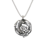 Viking Odin Raven Pendant — Stainless Steel