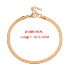 Rope Chain Bracelet 3-4mm — Stainless Steel