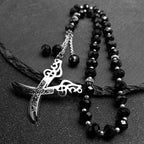 Arabic Imam Ali Zulfiqar Sword Necklace Chain for Men Stainless Steel Muslim Islam Knife Islamic Accessories Jewelry N558S01