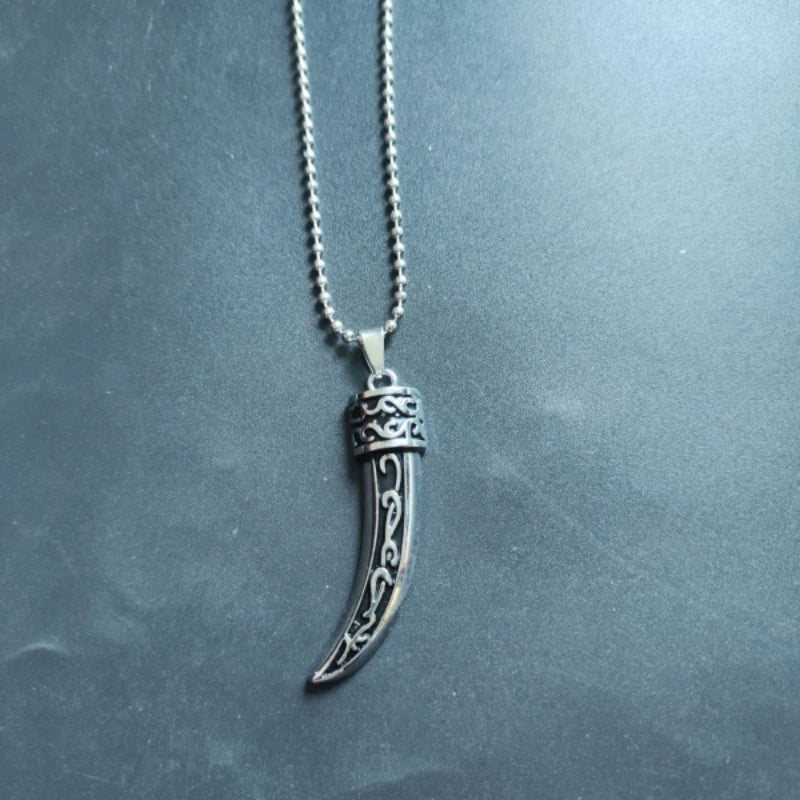 Wolf Steel Pendant Ethnic Style Retro Tooth Trend