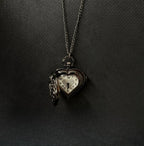 Original Hollow Heart Pocket Watch Chain keychain Design Steampunk Clock Vintage Necklace Pendant Jewelry Watch Men