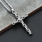 Cross Steel Pendant Vintage 316L Punk Religious