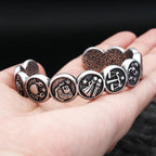 Steel Bracelet 316L Cuff Punk Constellation
