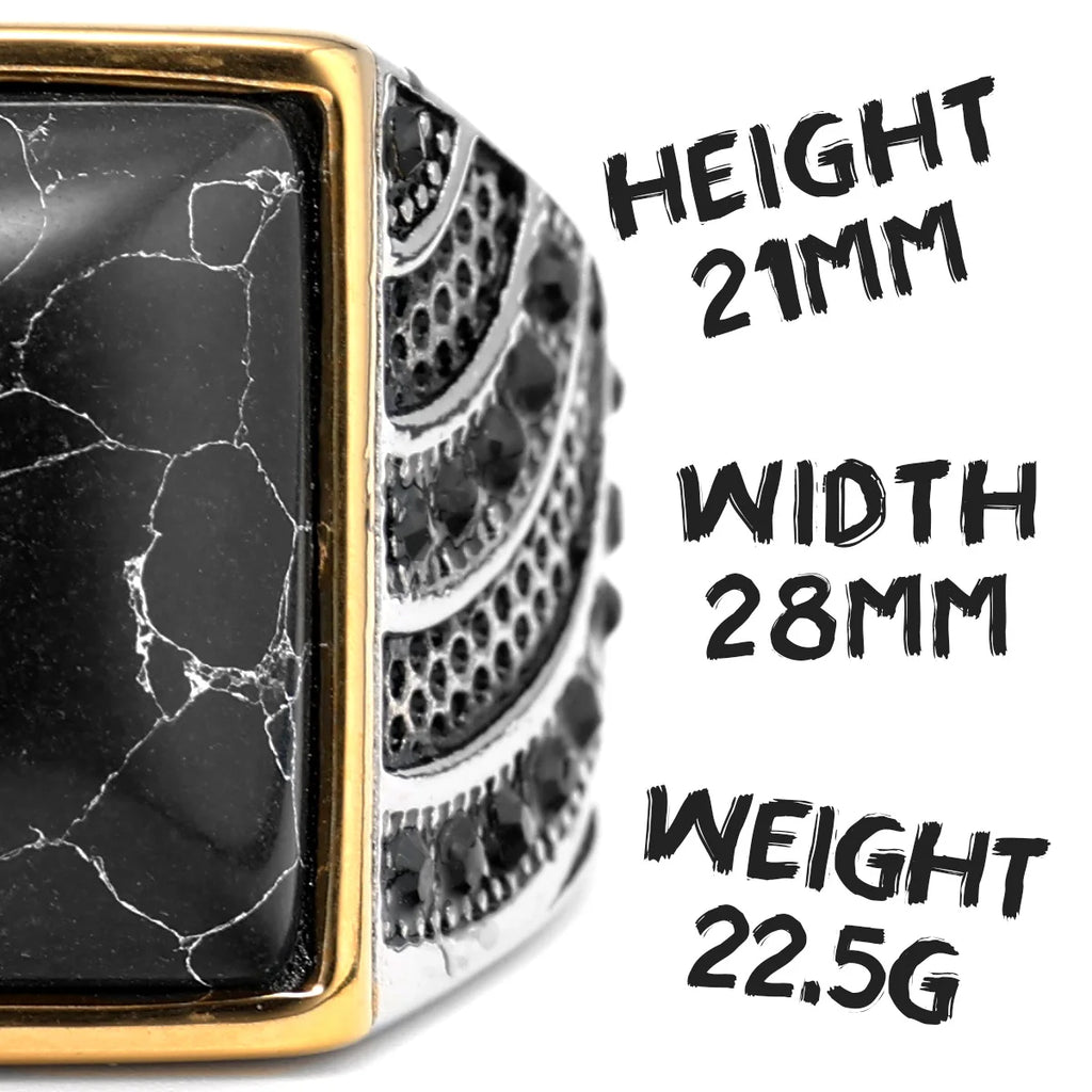 Simple Rings 316L Stainless Steel Ring Trendy Luxury Men Elegant Rhinestone for Male Boyfriend Jewelry Classic Gift