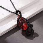 Iced Out Love Skeleton Pendant Necklace