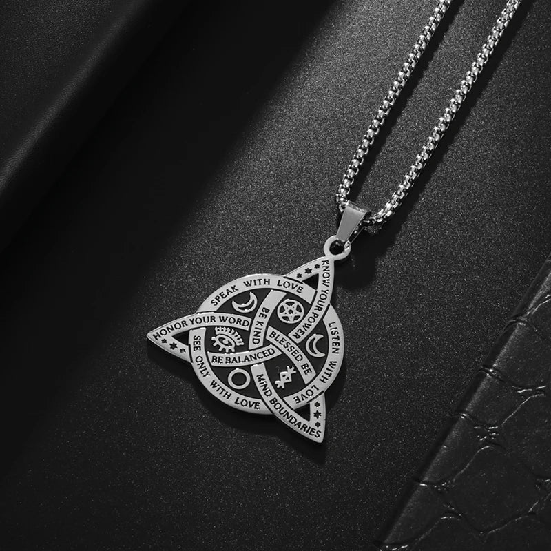 Viking Stainless Steel Pendant Necklace