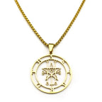 Astaroth Sigil Gold Pendant Necklace — Stainless Steel