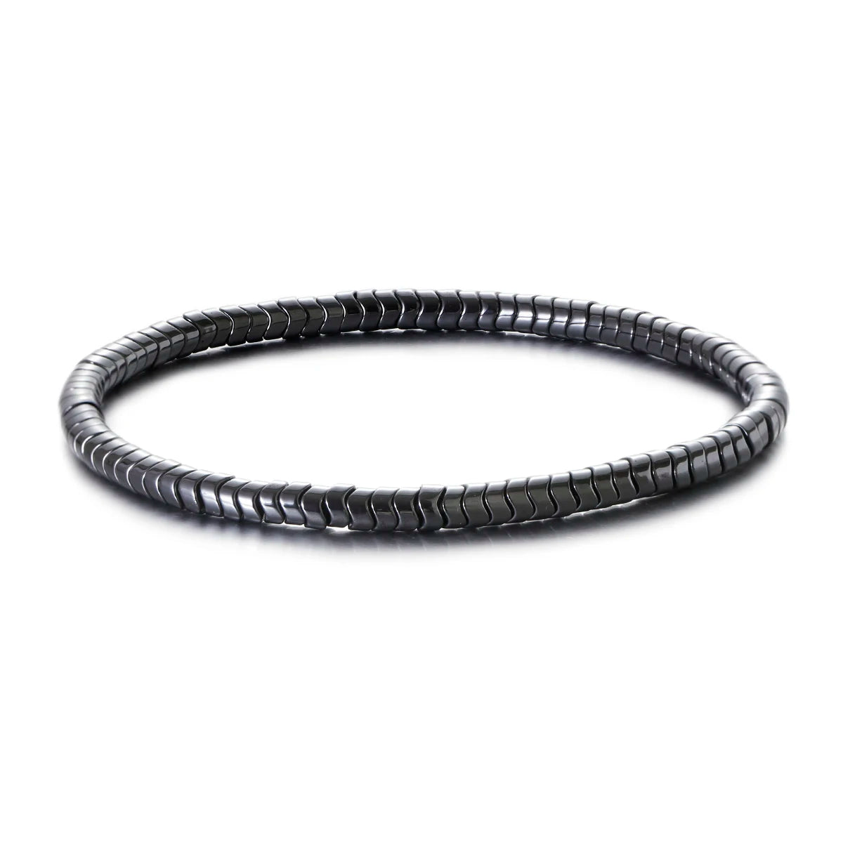 New Arrow Hematite Elastic Bracelet Men Jewelry Armband Heren Fashion Beaded Yoga Bracelet Women Bileklik
