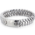 High Polished Shiny Stainless Steel Chain Bracelet for Man Luxury Birthday Jewelry Gifts for Him Dad Logo/Name Engraved