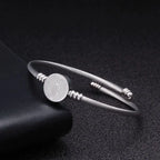 High Quality Virgin Mary Charm Bangles Men Women Stainless Steel Chain Link Cuff Sporty Bracelets Jewelry