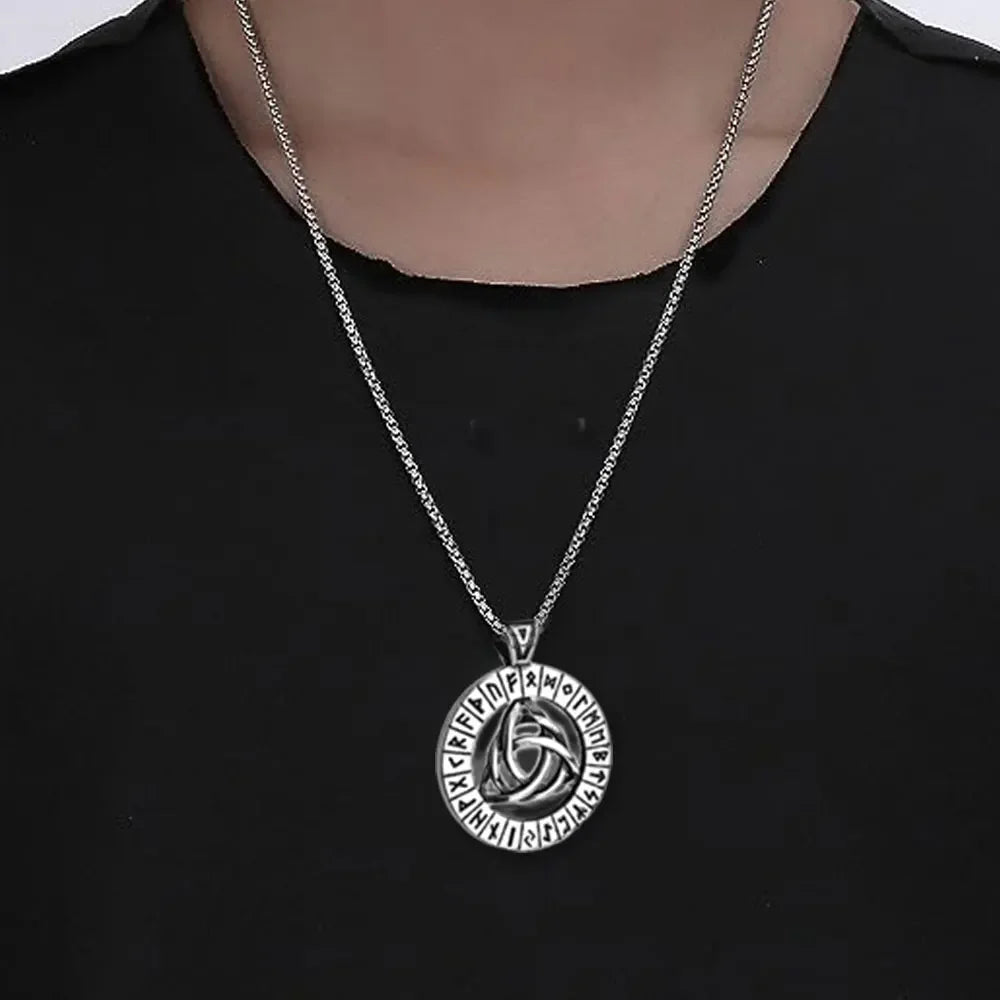 Viking Celtic Trinity Knot Pendant — Stainless Steel