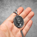 Jesus Avatar Pendant Necklace Stainless Steel