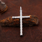 Cross Pendant Necklace — Stainless Steel