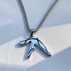 Creative stainless steel custom necklace - Hip-hop style accessory