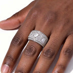 Iced Out Championship Ring Stainless Steel