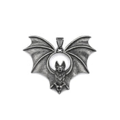 316L Stainless Steel 3D Bat Pendant Necklace Gothic