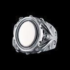 Men's Calvarium Skull Ring Gothic 316L Stainless Steel Biker Ring Motorcycle Band jewellery Party Gift OSR734