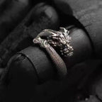 Tibetan Dragon Scale Ring — Stainless Steel