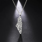 Calligraphy Stainless Steel Necklace