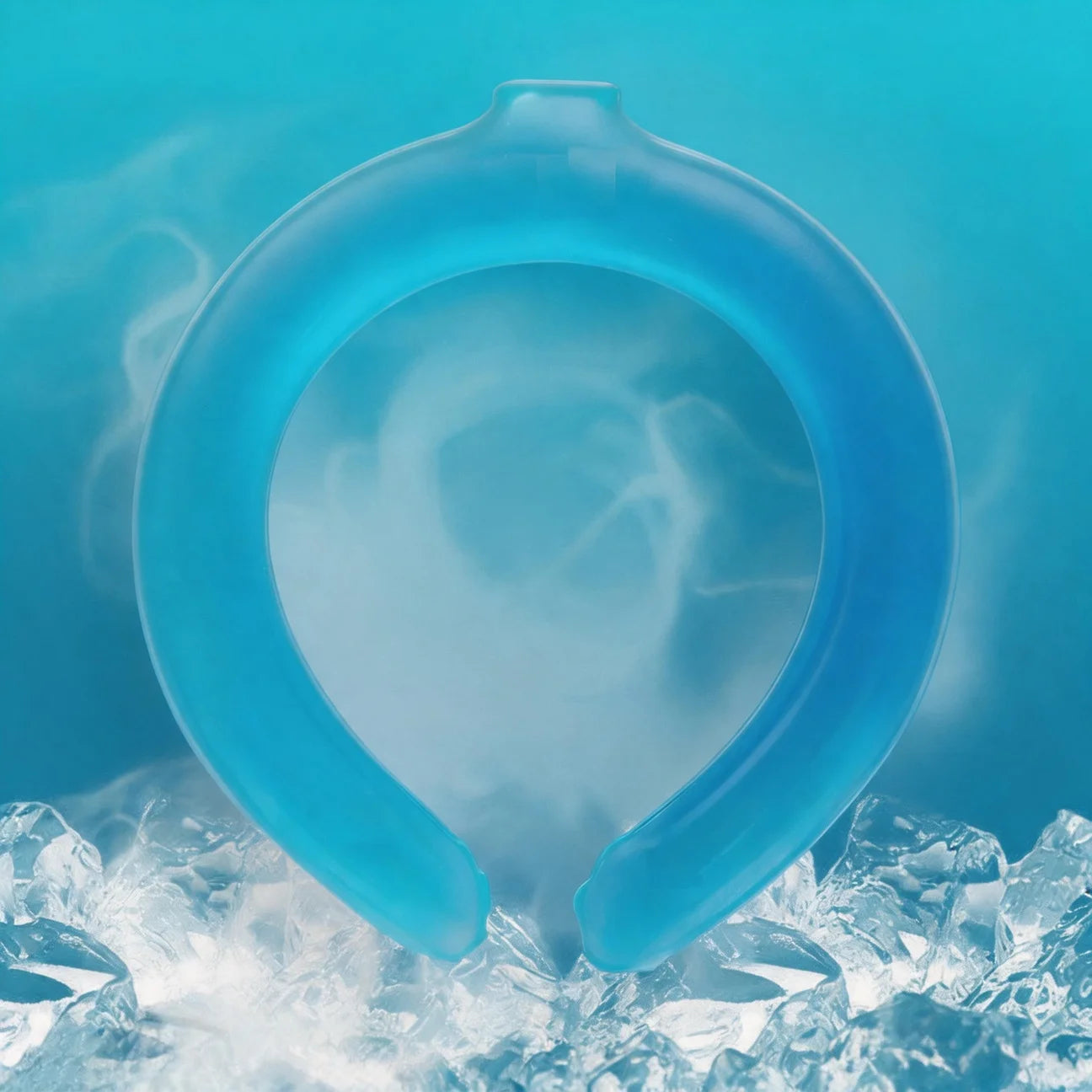 Summer Neck Cooling Ring Lasting Neck Wearable Gel Ice Pack Reusable Ice Cushion Portable Outdoor Sports Cooling