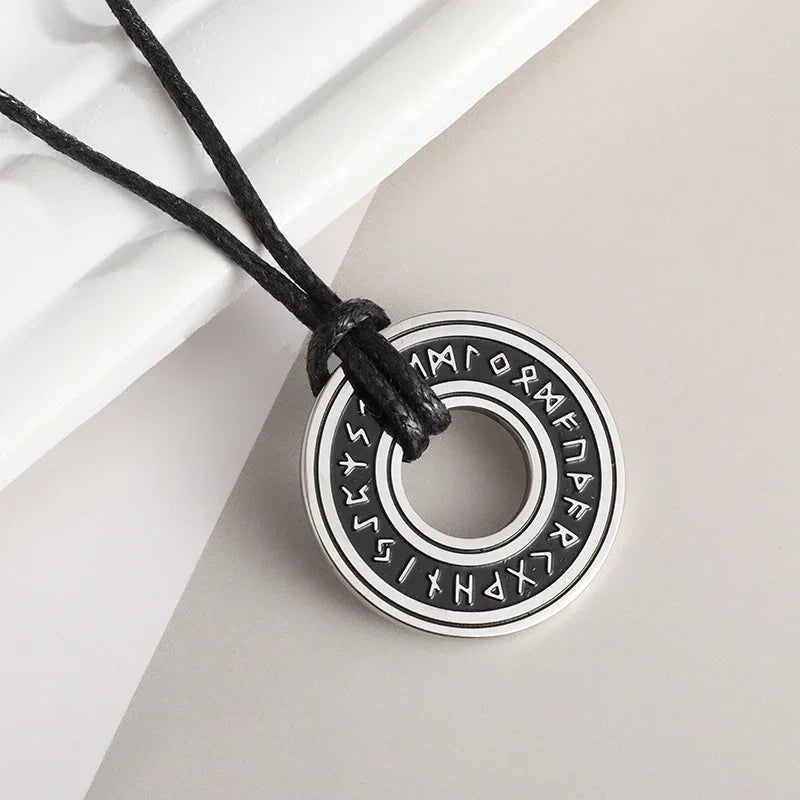 Nordic Ship Rudder Anchor Pendant — Stainless Steel