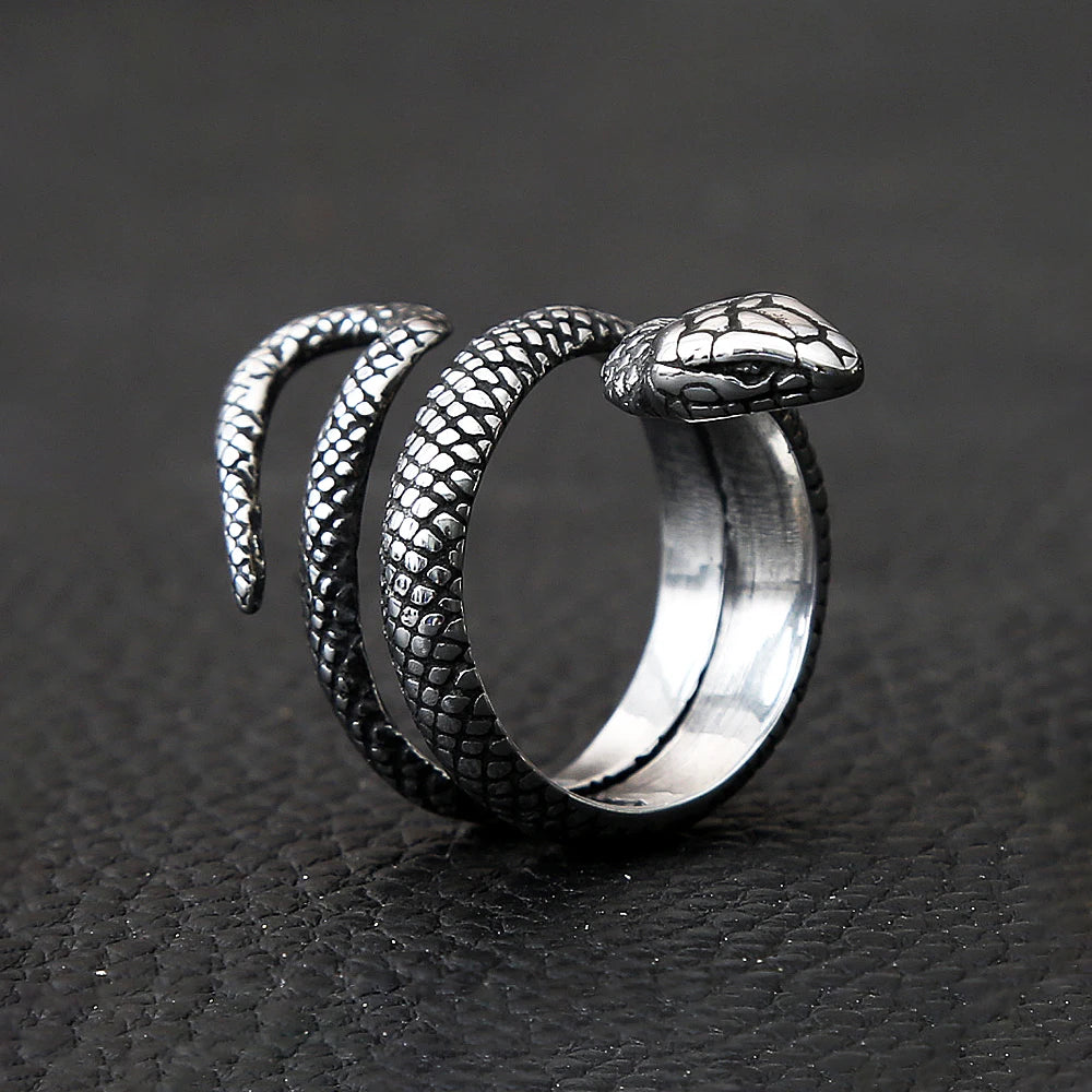 Snake Ring — Stainless Steel