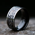 Norse Viking Dragon Ring — Stainless Steel