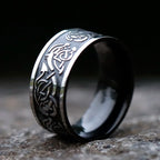 Norse Viking Dragon Ring — Stainless Steel