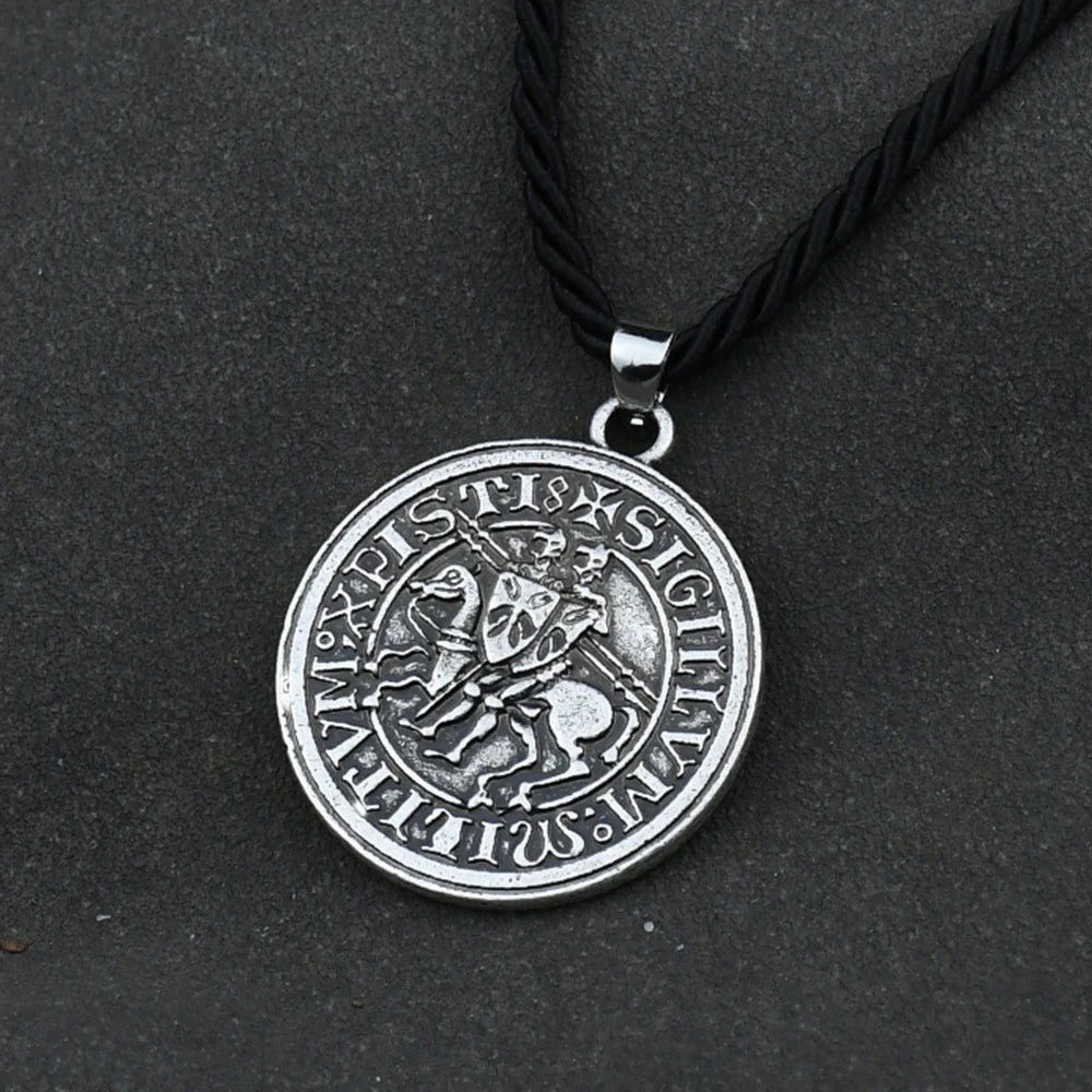 Viking War Horse Seal Pendant Necklace