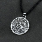 Viking War Horse Seal Pendant Necklace