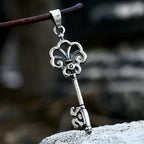 Vintage Key Pendant Necklace — 316L Stainless Steel