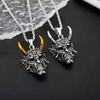 New Street Punk pendant Necklace Vintage Ghost Mask Halloween overbearing Jewelry Gift pendant necklace jewelry wholesale