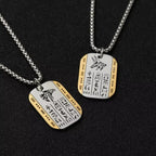 Anubis Stainless Steel Pendant Necklace