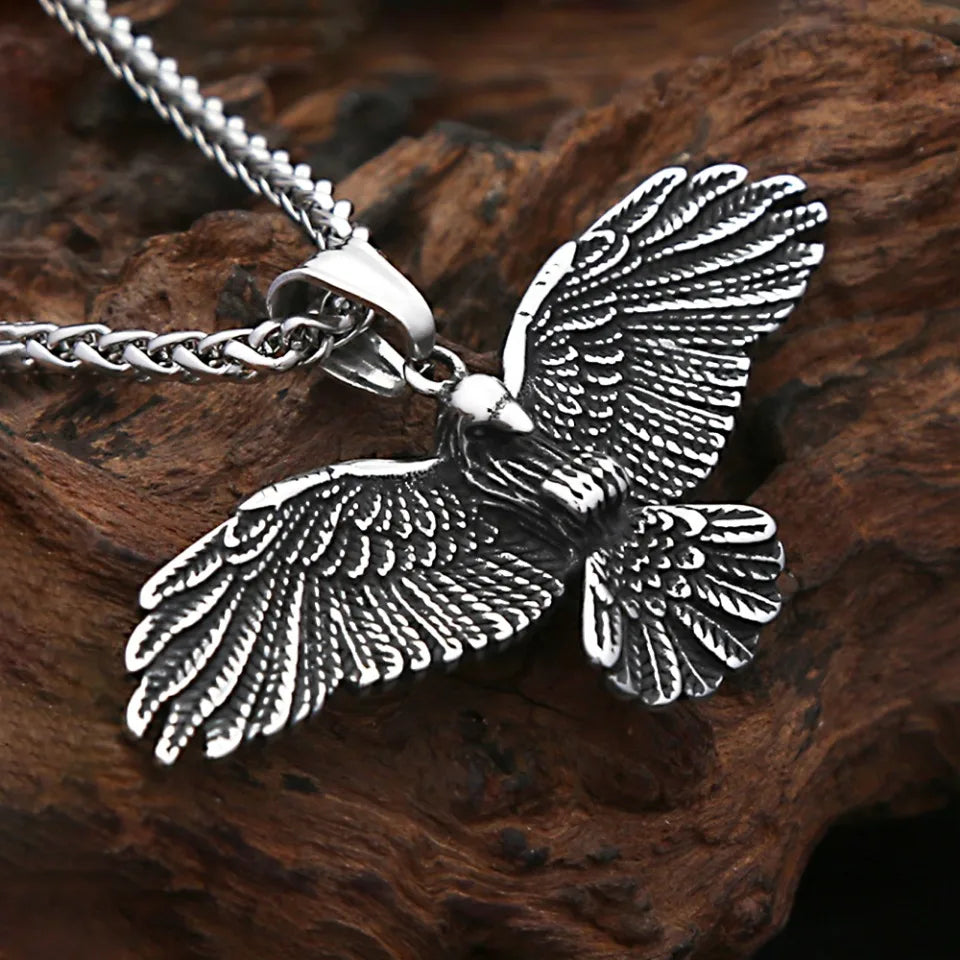 Eagle Pendant — Stainless Steel