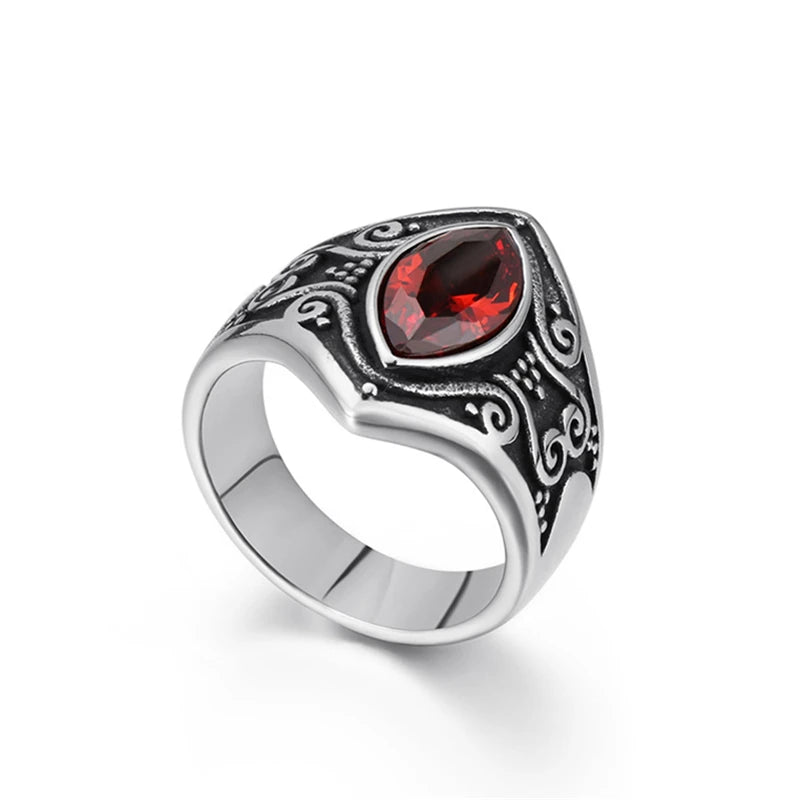 Vintage Onyx Silver Ring