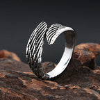 Angel Wings Ring — Stainless Steel