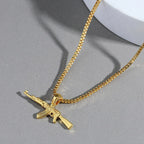 Gun Pendant Necklace
