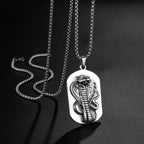 Punk Bull Buffalo Skull Pendant Necklace For Cool Men Women Stainless Steel Long Chain Necklace Party Gift Hip Hop Jewelry