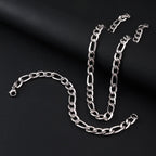 Figaro Steel Chain 316L 5mm/7mm/9mm