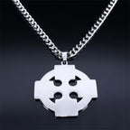 Gothic Celtic Cross Pendant — Stainless