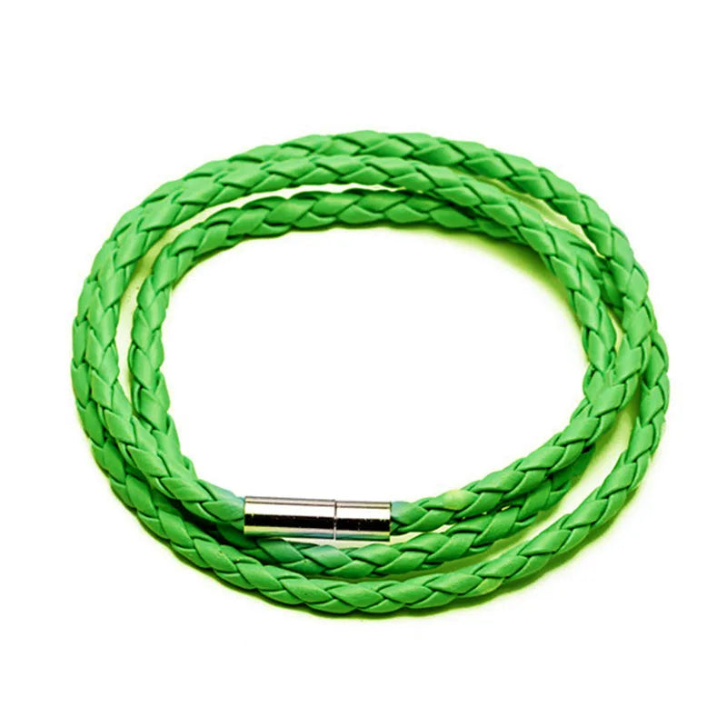 Simple Multilayer Leather Bracelet — 11 Colors, Men & Women