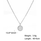 My Shape Lightning Necklaces For Women Tooth Mountain Heart Stainless Steel Necklace Choker Fashion Jewelry Gifts For friend