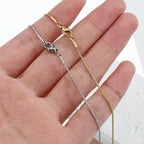 HIYEE Stainless Steel Snake Chain Necklace Chains for DIY for Women Jewelry Making Findings Pendants Lobster Clasps