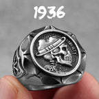 Retro Skull Ring — Stainless Steel
