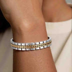 Loe | Men Stainless Steel Punk Bracelet Fashion Boy Watchband Gold Plated Hip Hop Jewelry New Design