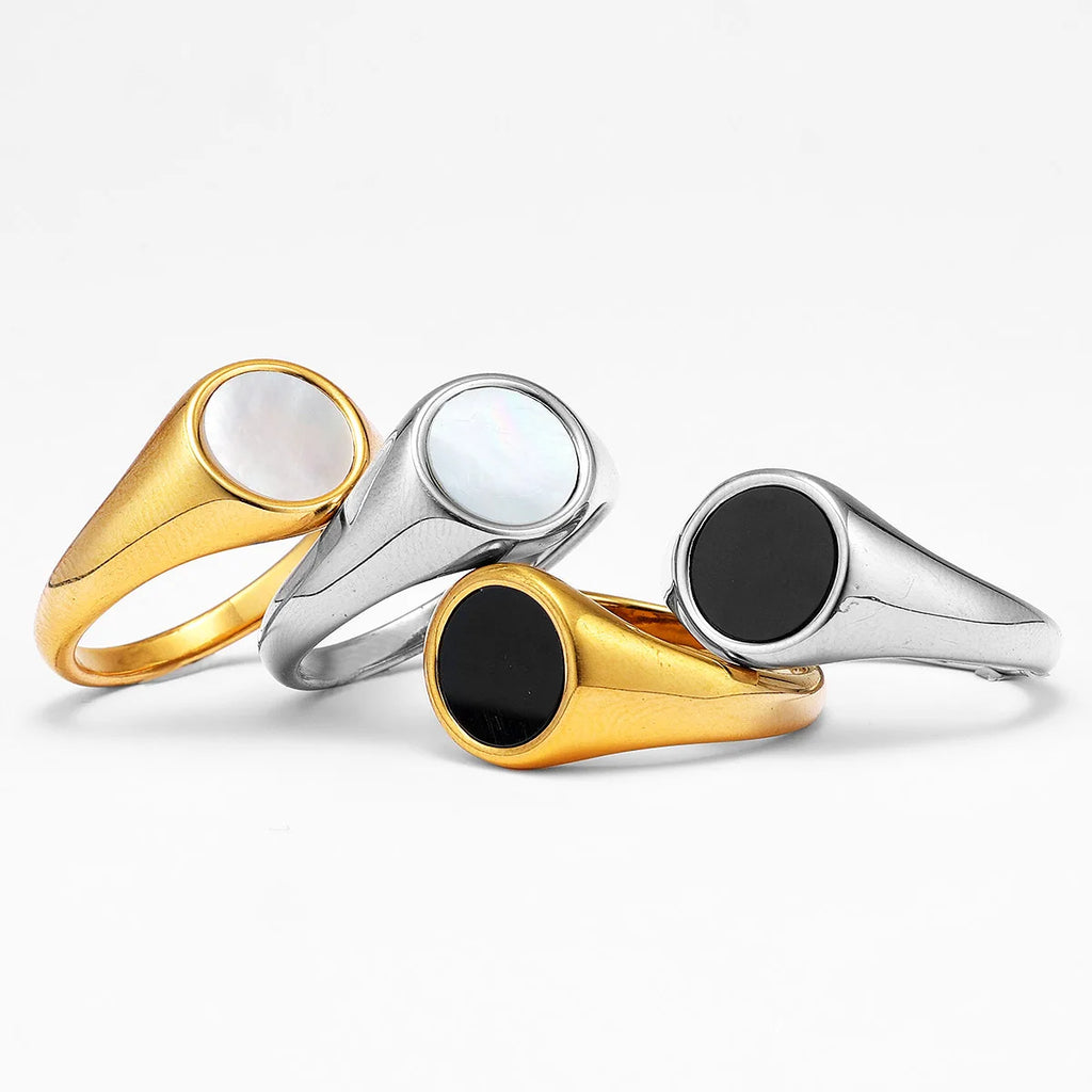 Shell Minimal Ring — Stainless Steel
