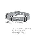 Star of David Watch Strap Bracelet — Stainless Steel