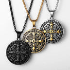 St. Benedict Pendant Necklace — Stainless Steel