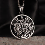 Witchcraft Pentagram Pendant Necklace — Stainless Steel